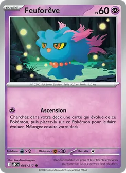 Carte Pokémon Feuforêve 085 — Héros Transcendants