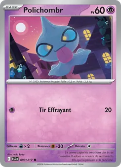 Carte Pokémon Polichombr 090 — Héros Transcendants