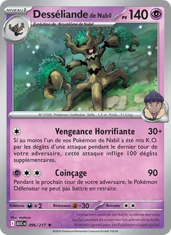 Carte Pokémon Desséliande de Nabil 096 — Héros Transcendants