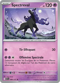 Carte Pokémon Spectreval 098 — Héros Transcendants