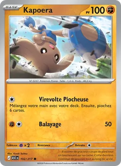 Carte Pokémon Kapoera 102 — Héros Transcendants
