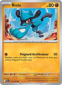 Carte Pokémon Riolu 112 — Héros Transcendants