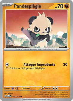 Carte Pokémon Pandespiègle 115