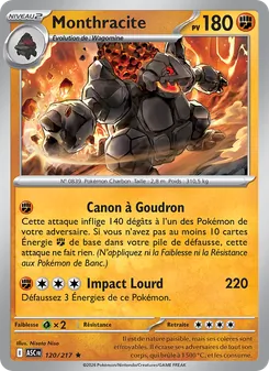 Carte Pokémon Monthracite 120