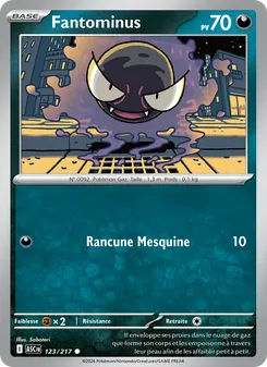Carte Pokémon Fantominus 123 — Héros Transcendants