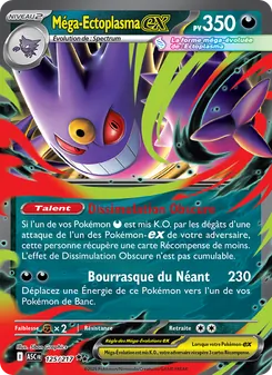 Carte Pokémon Méga-Ectoplasma-ex 125 — Héros Transcendants