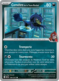 Carte Pokémon Cornèbre de la Team Rocket 126 — Héros Transcendants