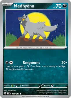 Carte Pokémon Medhyèna 128 — Héros Transcendants