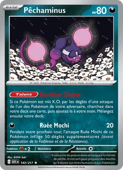 Carte Pokémon Pêchaminus 143 — Héros Transcendants