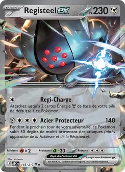 Carte Pokémon Registeel-ex 145 — Héros Transcendants