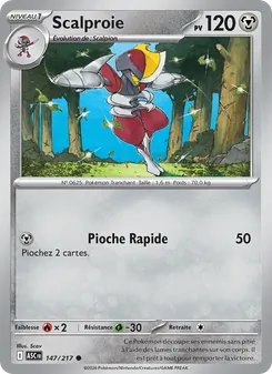 Carte Pokémon Scalproie 147 — Héros Transcendants