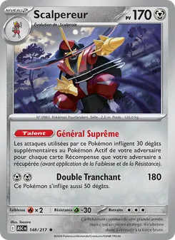 Carte Pokémon Scalpereur 148 — Héros Transcendants