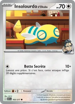 Carte Pokémon Insolourdo d'Okuba 163 — Héros Transcendants