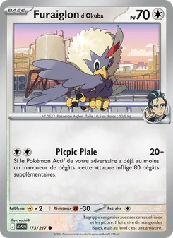 Carte Pokémon Furaiglon d'Okuba 173 — Héros Transcendants