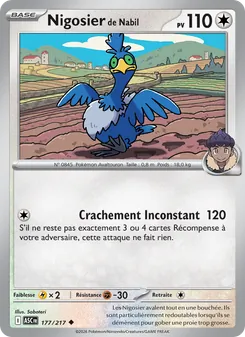 Carte Pokémon Nigosier de Nabil 177 — Héros Transcendants