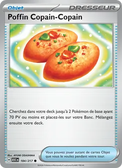 Carte Pokémon Poffin Copain-Copain 184 — Héros Transcendants
