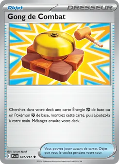 Carte Pokémon Gong de Combat 187
