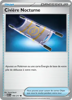 Carte Pokémon Civière Nocturne 196 — Héros Transcendants