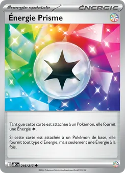 Carte Pokémon Énergie Prisme 216 — Héros Transcendants
