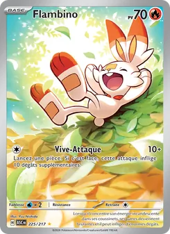 Carte Pokémon Flambino 225 — Héros Transcendants