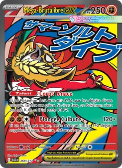 Carte Pokémon Méga-Brutalibré-ex 268 — Héros Transcendants