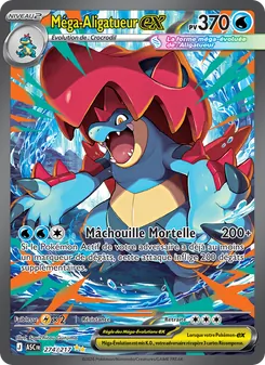 Carte Pokémon Méga-Aligatueur-ex 274