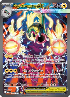 Carte Pokémon Méga-Ohmassacre-ex 278 — Héros Transcendants