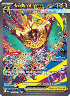Carte Pokémon Méga-Brutalibré-ex 283 — Héros Transcendants