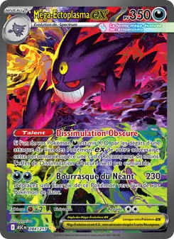 Carte Pokémon Méga-Ectoplasma-ex 284 — Héros Transcendants