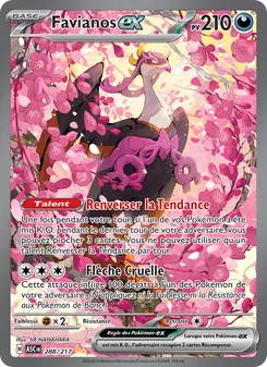 Carte Pokémon Favianos-ex 288 — Héros Transcendants