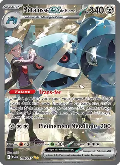 Carte Pokémon Métalosse-ex de Pierre 289 — Héros Transcendants