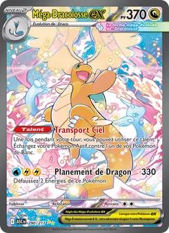 Carte Pokémon Méga-Dracolosse-ex 290 — Héros Transcendants