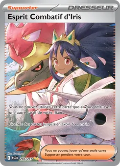 Carte Pokémon Esprit Combatif d'Iris 292 — Héros Transcendants