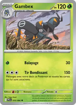 Carte Pokémon Gambex 010 — Flammes Fantasmagoriques