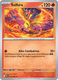 Carte Pokémon Sulfura 014 — Flammes Fantasmagoriques