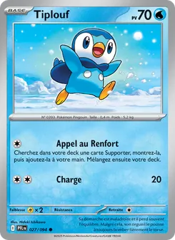 Carte Pokémon Tiplouf 027 — Flammes Fantasmagoriques