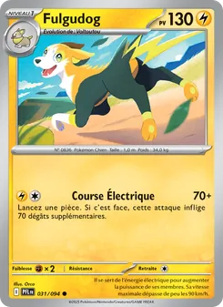 Carte Pokémon Fulgudog 031