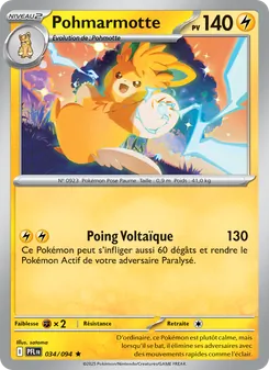 Carte Pokémon Pohmarmotte 034