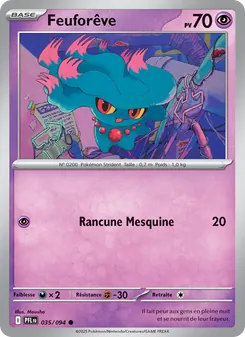 Carte Pokémon Feuforêve 035
