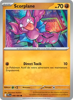 Carte Pokémon Scorplane 049 — Flammes Fantasmagoriques