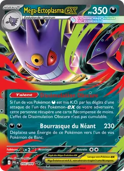 Carte Pokémon Méga-Ectoplasma-ex 056