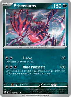 Carte Pokémon Éthernatos 069 — Flammes Fantasmagoriques