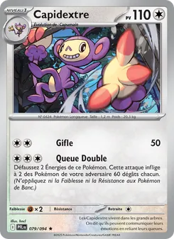 Carte Pokémon Capidextre 079