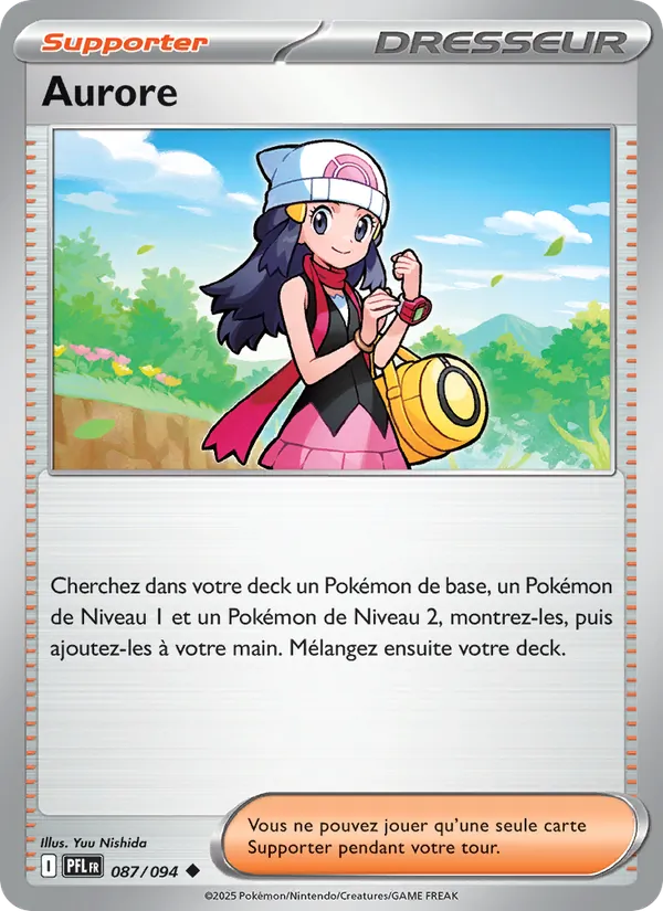 Carte Pokémon Aurore 087/94 de l'extension Flammes Fantasmagoriques