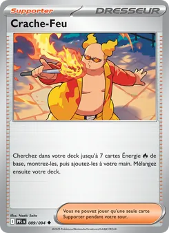 Carte Pokémon Crache-Feu 089 — Flammes Fantasmagoriques
