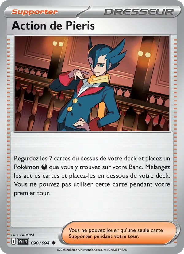 Carte Pokémon Action de Pieris 090/94 de l'extension Flammes Fantasmagoriques