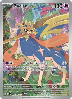 Carte Pokémon Zacian 100