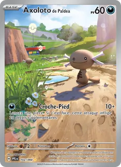 Carte Pokémon Axoloto de Paldea 102