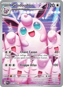 Carte Pokémon Grodoudou 105