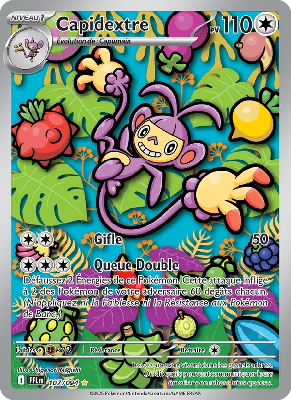 Carte Pokémon Capidextre 107/94 de l'extension Flammes Fantasmagoriques
